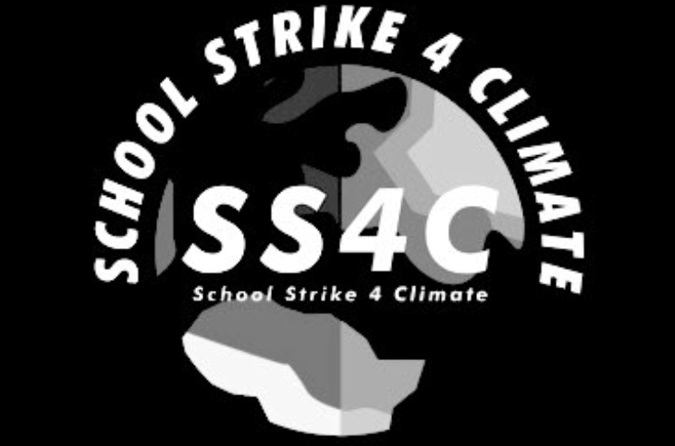 School Strike 4 Climate Logo White copy